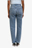 Agolde Light Blue High Rise Distressed Cuff Ripped Knee Jeans Size 25