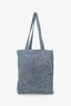 A.P.C. Blue Denim Logo Tote
