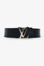 Louis Vuitton Black Epi Leather Logo Belt Size 85