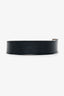Louis Vuitton Black Epi Leather Logo Belt Size 85