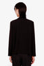 Balenciaga by Alexander Wang F/W 2015 Black Draped Top Size 44