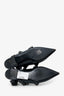 Valentino Black Leather Roman Rockstud Flats Size 37