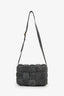 Bottega Veneta Grey Suede Padded Cassette Crossbody Bag