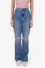 Favorite Daughter Light Blue Distressed Valentina Tower Jeans Size 30