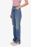 Favorite Daughter Light Blue Distressed Valentina Tower Jeans Size 30