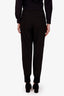 3.1 Phillip Lim Black Nylon/Knit Trouser Size 6
