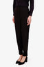 3.1 Phillip Lim Black Nylon/Knit Trouser Size 6