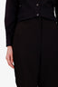 3.1 Phillip Lim Black Nylon/Knit Trouser Size 6