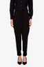 3.1 Phillip Lim Black Nylon/Knit Trouser Size 6