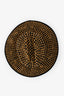Lele Sadoughi Brown/Black Checkered Straw Wide Brim Hat