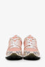 Louis Vuitton Pink Damier Azur Canvas/Calf Leather "Run Away" Sneakers Size 37.5