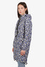 Louis Vuitton White/Blue Monogram Rain Jacket Size 36 Mens