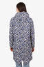 Louis Vuitton White/Blue Monogram Rain Jacket Size 36 Mens