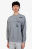 Acne Studios Grey Motif-print Sweatshirt Size M Mens