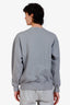 Acne Studios Grey Motif-print Sweatshirt Size M Mens