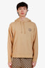 Gucci Beige Cotton Interlocking G Hoodie Size L Mens