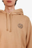 Gucci Beige Cotton Interlocking G Hoodie Size L Mens