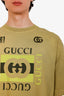Gucci Green GG Logo Print T-shirt Size XXL Mens
