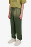 Gucci Green GG Logo Embroidery Sweatpants Size XL Mens