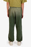 Gucci Green GG Logo Embroidery Sweatpants Size XL Mens
