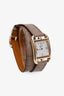 Hermès Rose Gold MOP Cape Cod 31mm Small Model Watch With Extra Strap