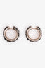 Gucci Sterling Silver Floral Small Hoop Earrings