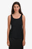 Lafayette 148 Black Silk Square Neck Top Size 4