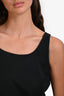 Lafayette 148 Black Silk Square Neck Top Size 4