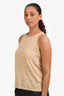 Frame Orange/White Linen Tank Top Size M