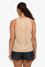 Frame Orange/White Linen Tank Top Size M