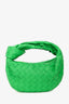 Bottega Veneta Green Leather Intrecciato Mini Jodie