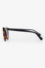 Longchamp Brown Tortoise Round Sunglasses