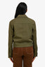 Derek Lam 10 Crosby Green Cotton Button Jacket Size 2