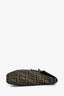 Fendi Brown FF Zucca Canvas Square Baguette Shoulder Bag