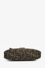 Fendi Brown FF Zucca Canvas Square Baguette Shoulder Bag
