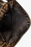 Fendi Brown FF Zucca Canvas Square Baguette Shoulder Bag