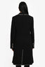 Pre-Loved Chanel™ 2005C Black Wool Crest Embroidered Coat Size 38