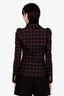 Smythe Black/Gold Metallic Pouf-Sleeve Blazer Size 2