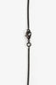 Pre-loved Chanel™ 2010 Rhodium Plated Faux Pearl Crystal Studded CC Necklace