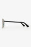 Christian Dior Silver 'DiorSoReal' Sunglasses with Mirrored Lens