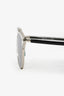 Christian Dior Silver 'DiorSoReal' Sunglasses with Mirrored Lens
