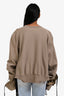 Maison Margiela Taupe Cotton 'Oberkampf Josephine' Sweatshirt Size 38