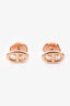 Hermès Rose Gold Farandole Earrings Small Model