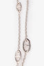 Hermès Sterling Silver Farandole Long Necklace 160