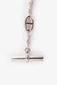 Hermès Sterling Silver Farandole Long Necklace 160