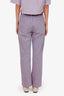 Brunello Cucinelli Purple Denim High-rise 'Kick Flare' Jeans Size 4