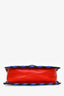 Balmain White Leather B Envelope Bag
