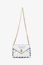 Balmain White Leather B Envelope Bag