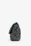 Pre-Loved Chanel™  Black/Gray Tweed Medium 19 Flap Bag