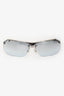 Christian Dior Silver/Blue Crystal Embellished 'Hit 2' Sunglasses